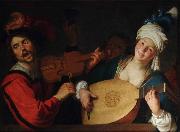 Gerard van Honthorst Le Concert oil on canvas